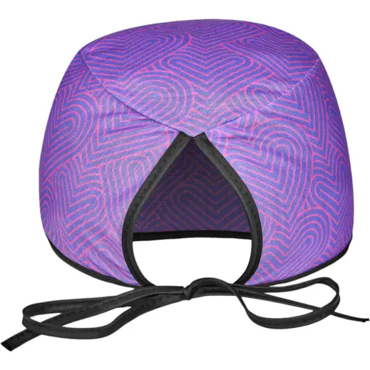 Hoppla Halo Polyester Nurse Theatre Cap Branded Back